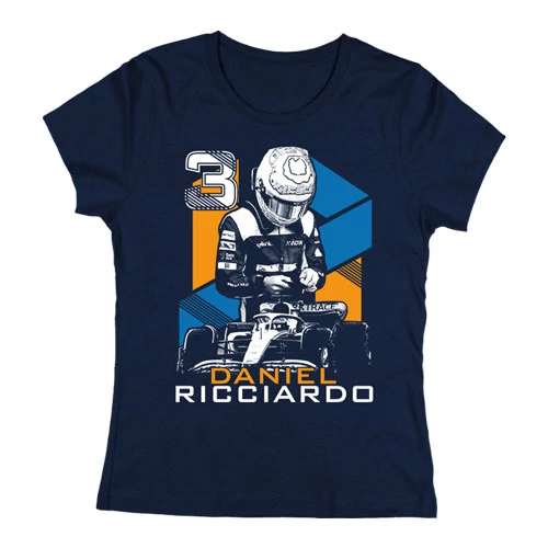 Daniel Ricciardo női póló (Sötétkék)
