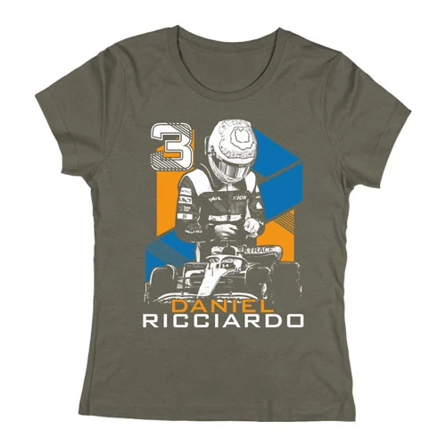 Daniel Ricciardo női póló (Grafit)