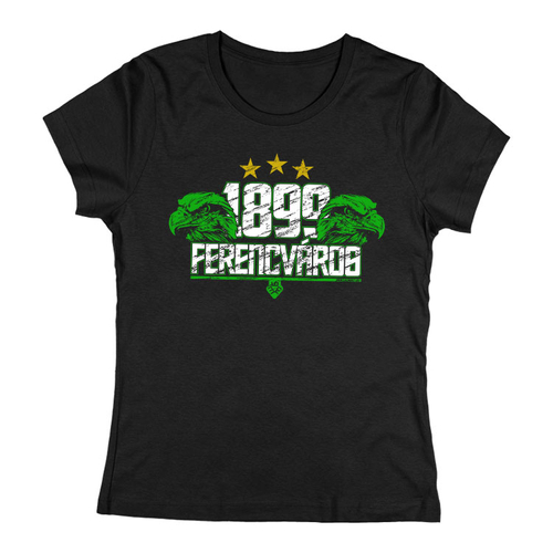 Ferencváros szurkolói női póló (Fekete)