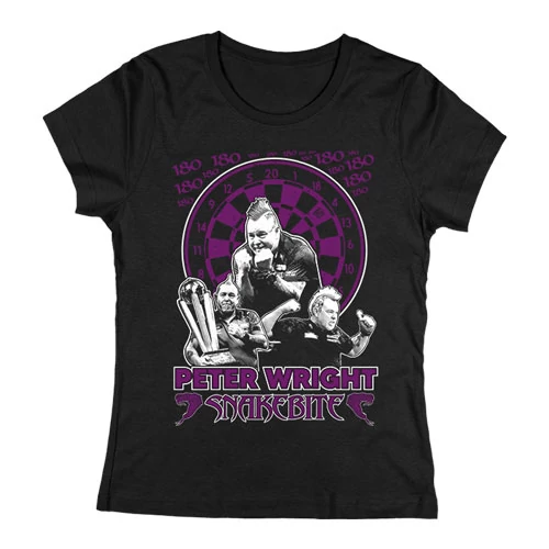 Peter Wright női póló (Fekete)