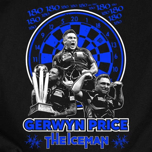 Gerwyn Price szurkolói Póló - férfi póló (B_Fekete)