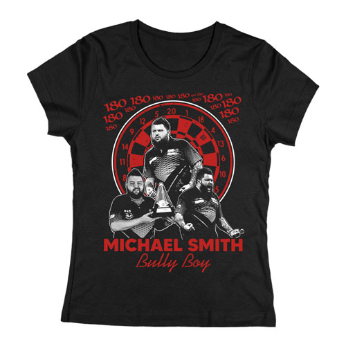Michael Smith szurkolói női póló (Fekete)