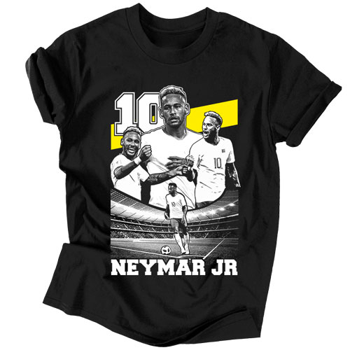 Neymar JR szurkolói férfi póló (Fekete)