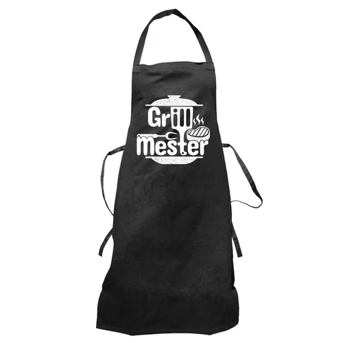 Grillmester kötény (fekete)