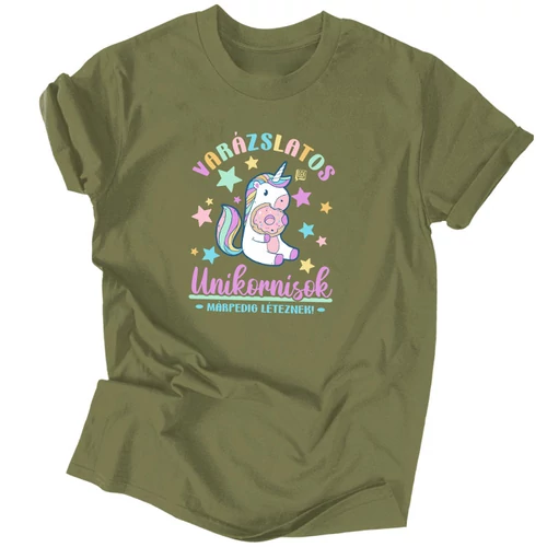 Varázslatos unikornis póló (Millitary)