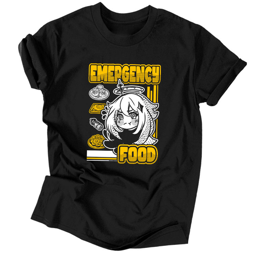 Emergency Food férfi póló (Fekete)