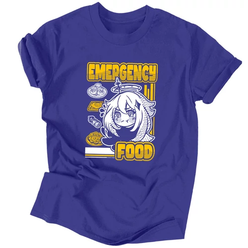 Emergency Food férfi póló (Királykék)