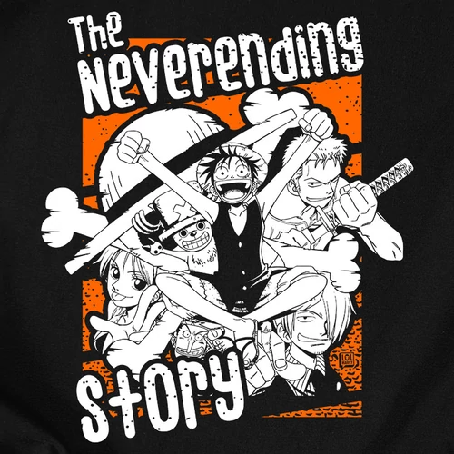 The Neverending Story férfi póló (B_Fekete)