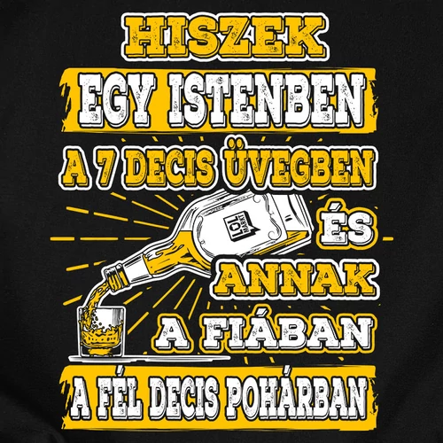 Pia Ima férfi póló (B_Fekete)