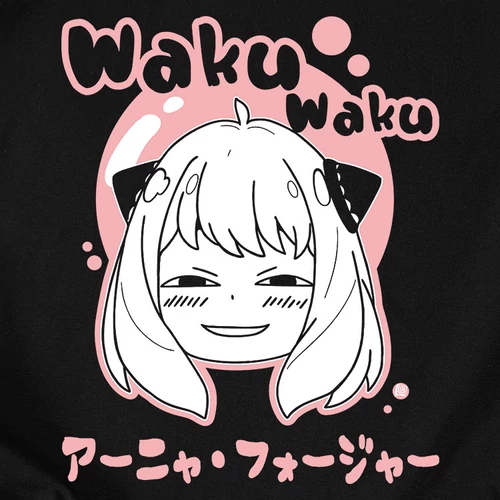 Waku waku férfi póló (B_Fekete)