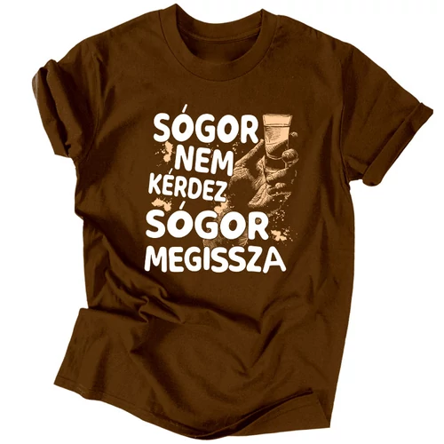Sógor megissza póló (Barna)