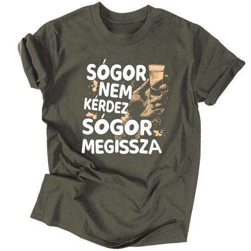 Sógor megissza póló (Grafit)