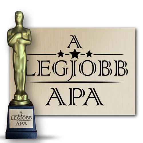 Ajándék szobor - A legjobb apa