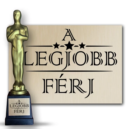Ajándék szobor - A legjobb férj