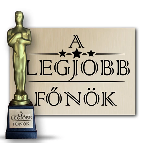 Ajándék szobor - A legjobb főnök