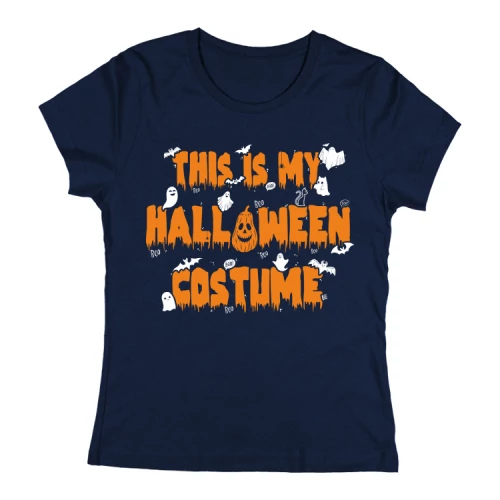 Halloween costume női póló (sötétkék)
