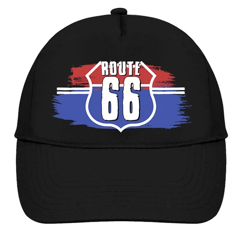 Route 66 baseball sapka (Fekete)