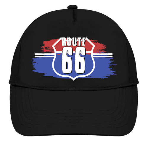 Route 66 baseball sapka (Fekete)