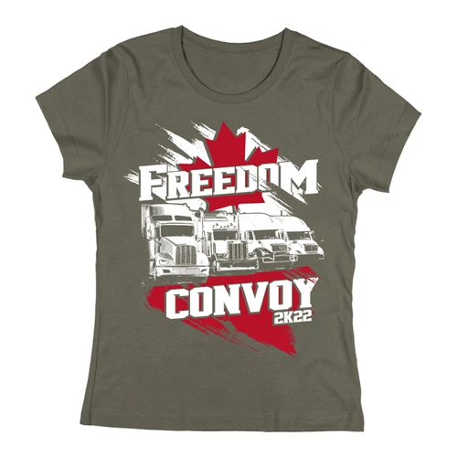 Freedom Convoy 2K22 női póló (grafit)