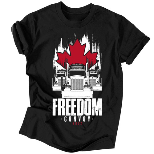 Freedom Convoy póló (fekete)