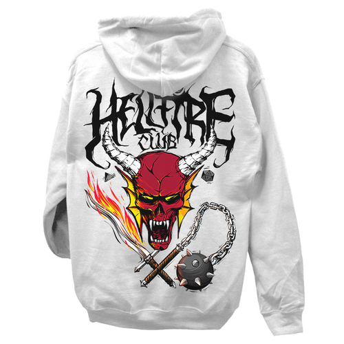 Hellfire Club - kapucnis pulóver (fehér)