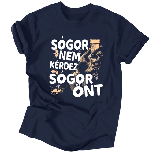 Sógor nem kérdez póló (Sötétkék)