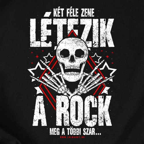 Két féle zene létezik férfi póló (B_Fekete)