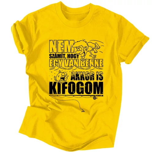 Akkor is kifogom férfi póló (Citrom)