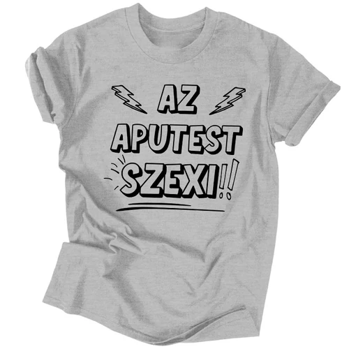 Aputest férfi póló (Szürke)