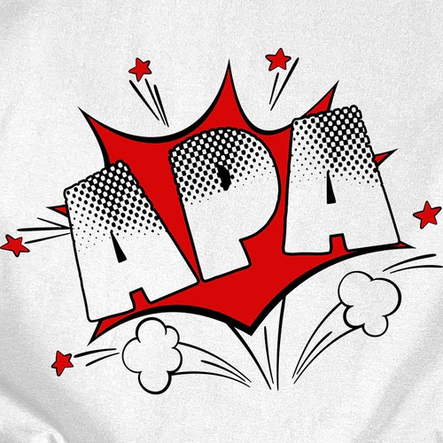 Apa pulóver - Comic Book (B_Fehér)