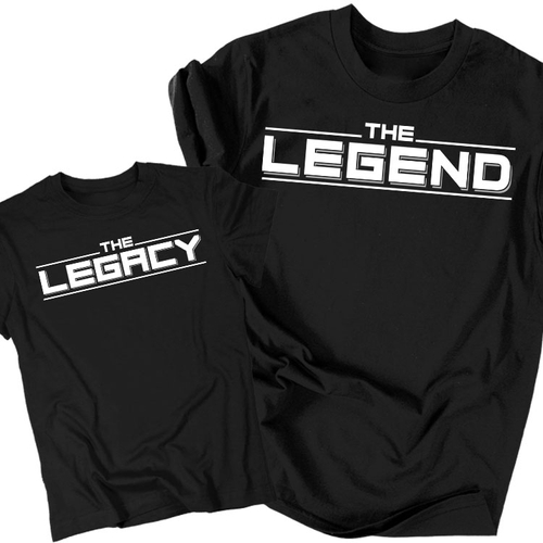 The legend - The legacy // Apa -fia páros póló szett