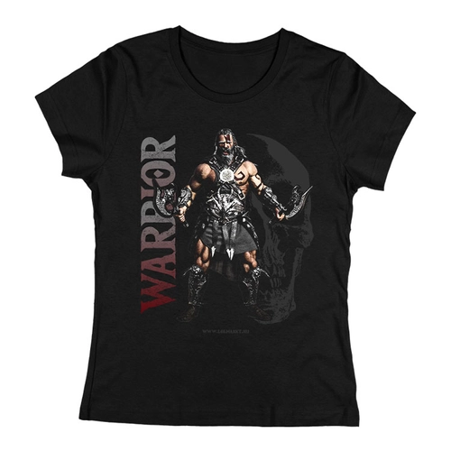  D&D Warrior női póló (Fekete)