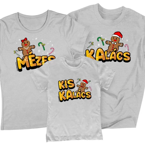 Mézes kalács családi szett (Szürke)