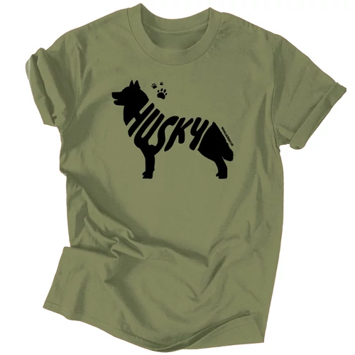 Husky férfi póló (Military)