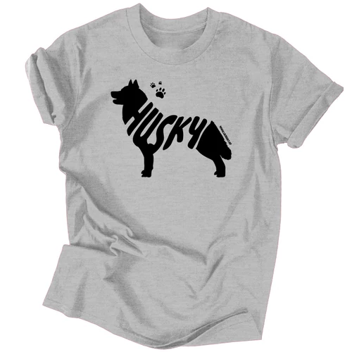Husky férfi póló (Szürke)