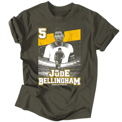 Jude Bellingham férfi póló (Grafit)