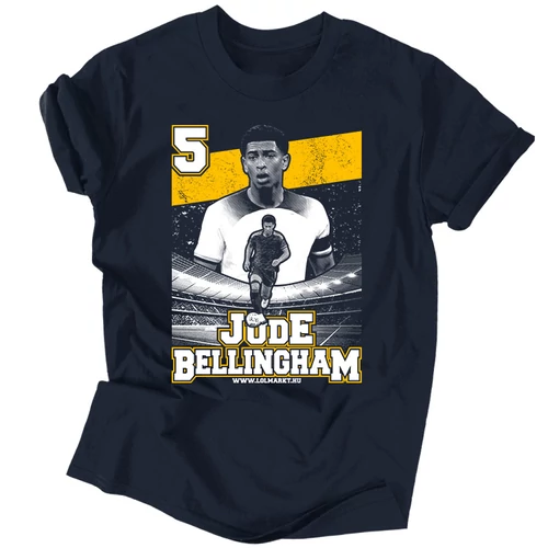 Jude Bellingham férfi póló (Sötétkék)