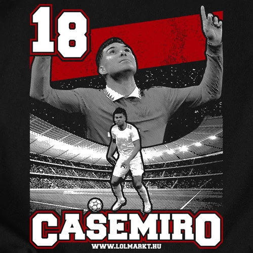 Casemiro férfi póló (B_fekete