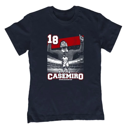 Casemiro  szurkolói gyerek póló (Sötétkék)