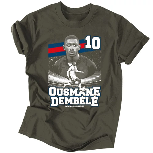 Ousmane Dembélé férfi póló (Grafit)