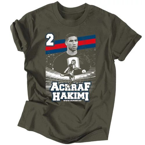 Achraf Hakimi férfi póló (Grafit)