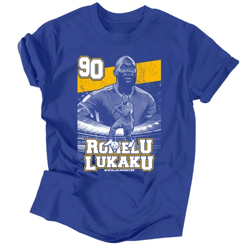 Romelu Lukaku férfi póló (Királykék)