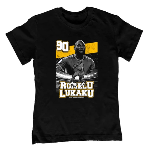 Romelu Lukaku gyerek póló (Fekete)