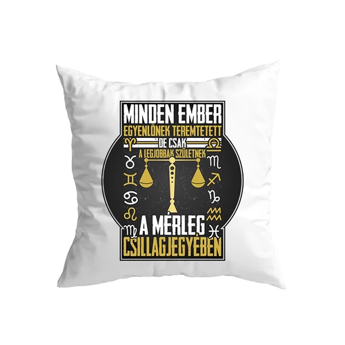 Minden ember (horoszkópos) kis párna (Fehér)