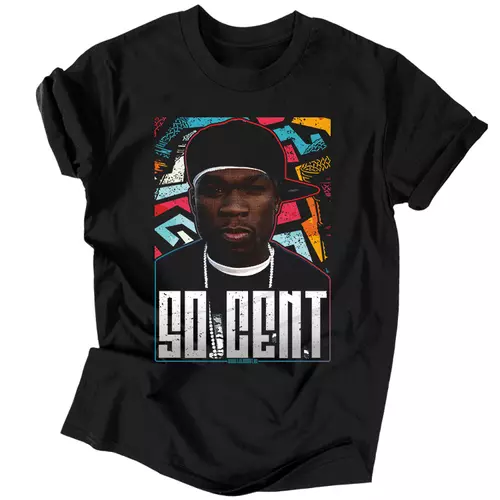 50 Cent férfi póló (Fekete)