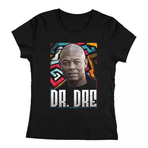 Dr. Dre női póló (Fekete)