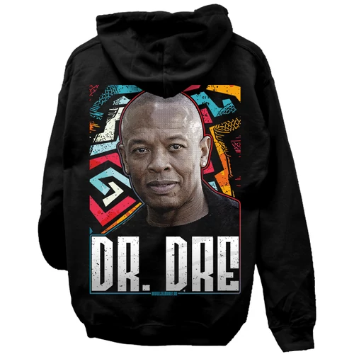 Dr. Dre kapucnis pulóver (Fekete)