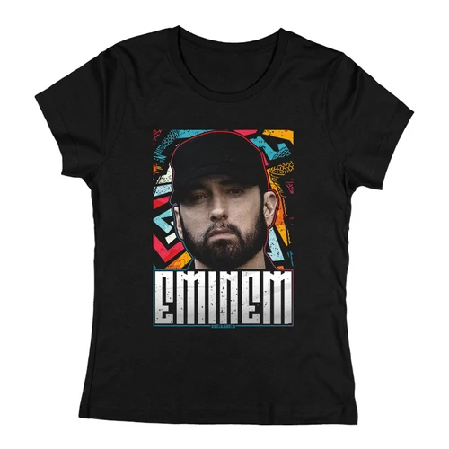 Eminem női póló (Fekete)