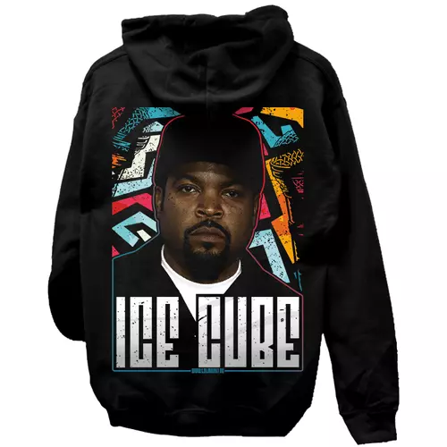 Ice Cube kapucnis pulóver (Fekete)
