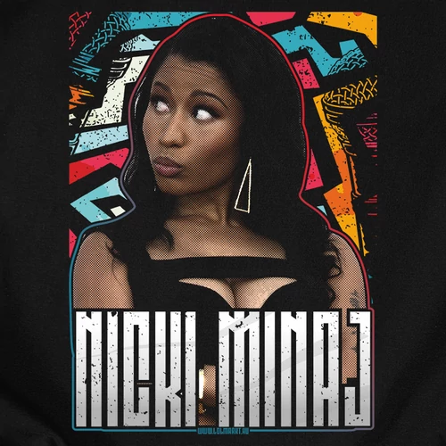 Nicki Minaj női póló (Fekete)